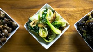 Trio of fries Bourbon Steak Mimi