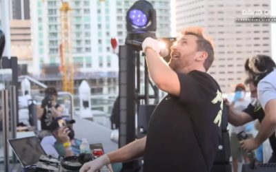 DJ David Guetta Helps Raise $600K With 2-Hour Show Outside Icon Brickell