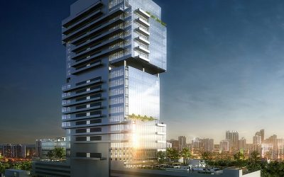 Optima Onyx Tower in Aventura tops out