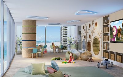 From Kids Concierge to real water parks. Discover the revolutionary new “Kids & Teen Spaces” in Miami’s condominiums