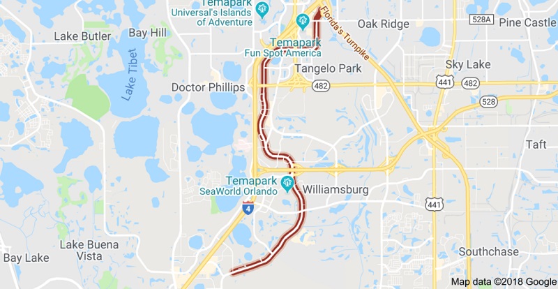 International Drive Orlando: Main avenue of the city