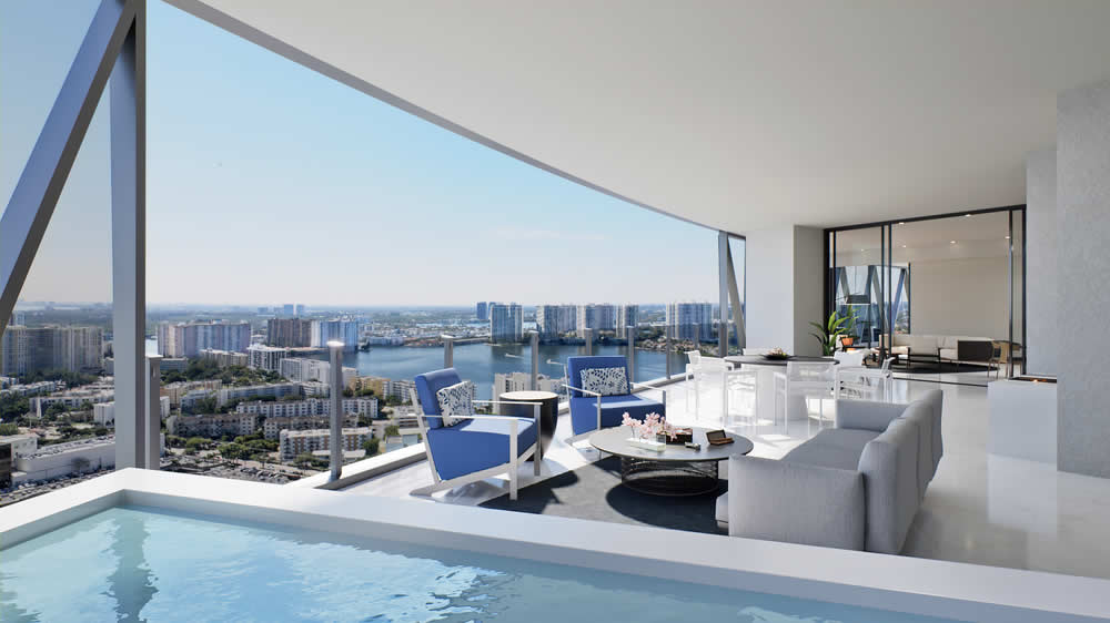 New Renders of Bentley Residences in Sunny Isles Beach